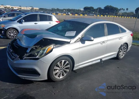 2015 Hyundai Sonata Sport из США, поврежденный, VIN 5NPE34AF3FH034808